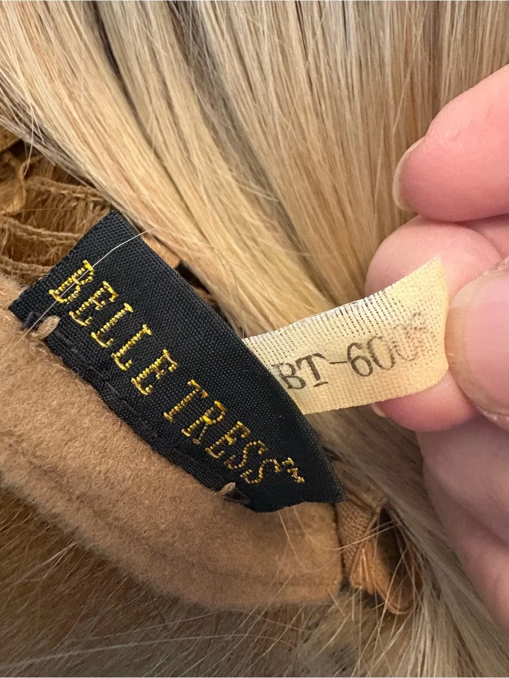 BELLE TRESS Blonde SUGAR RUSH Long HF Synthetic Wig! Full Mono & Lace Front!